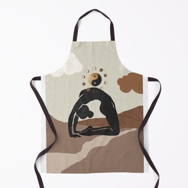 Item preview, Yoga Pose Art with Yinyang designed and sold by SpaceBabe.