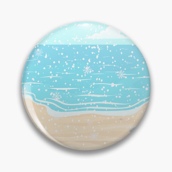 Item preview, Snow At The Beach designed and sold by SwiftieStickers.