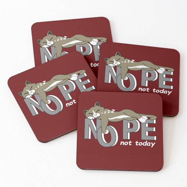 Item preview,  Cat, funny saying nope not today, chilled cat for cat lovers cat lovers designed and sold by ChrUzDesigner.