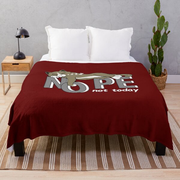 Item preview, Cat, funny saying nope not today, chilled cat for cat lovers cat lovers designed and sold by ChrUzDesigner.