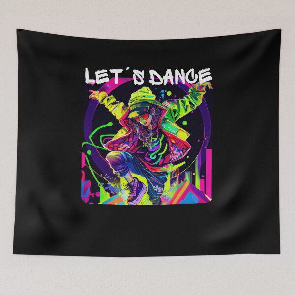 Item preview, Woman In Graffiti Look Dancing In Disco 1 designed and sold by PD-Store.