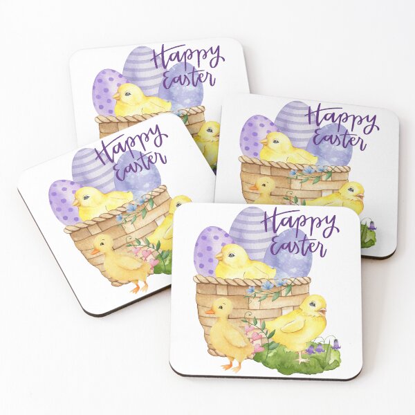 Item preview, Cute Easter Chicks and Easter eggs designed and sold by silviaol.
