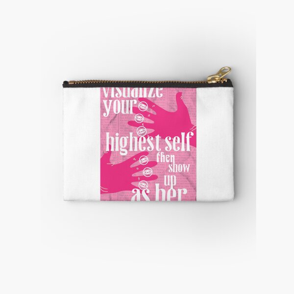 Item preview, VISUALIZE YOUR HIGHEST SELF - pink designed and sold by Julia Santos.