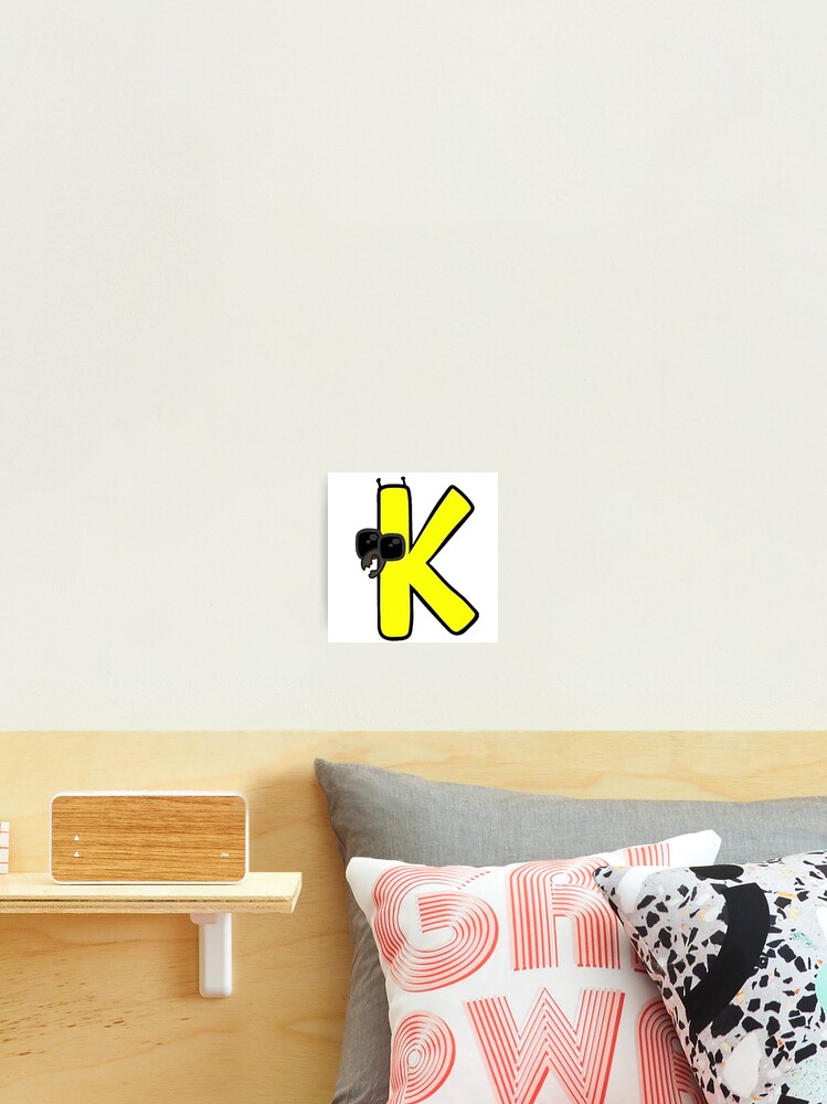 K ALPHABET LORE Photographic Print for Sale by Totkisha1