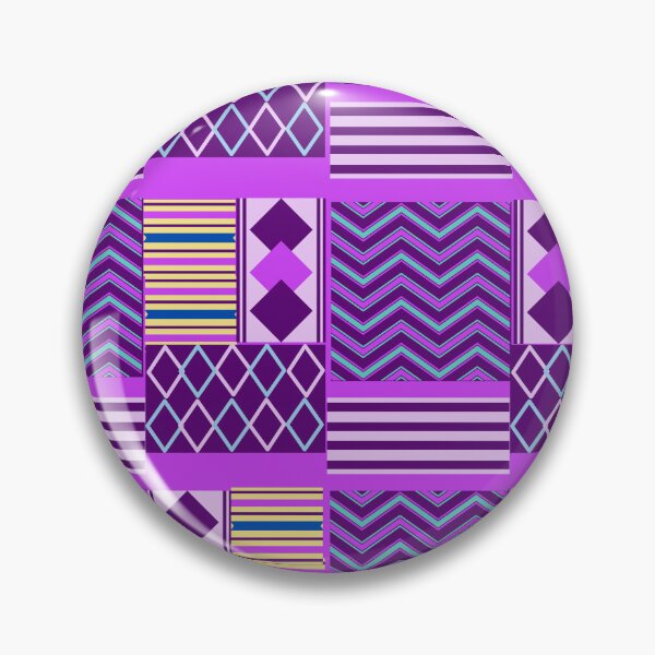 Item preview, Purple Kente Inspired Print designed and sold by exotikcocotte.