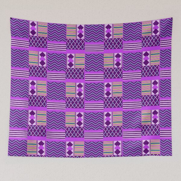 Item preview, Purple Kente Inspired Print designed and sold by exotikcocotte.