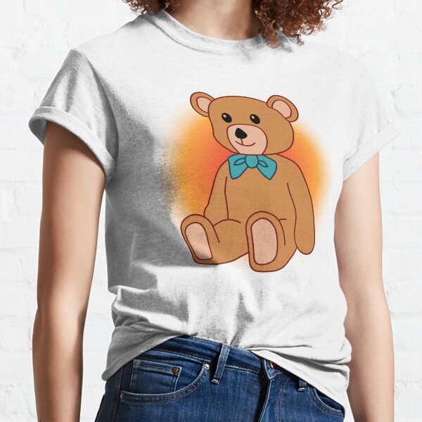 Kawaii Bear Graphic T Shirts Women Men Cartoon Short Sleeve Top