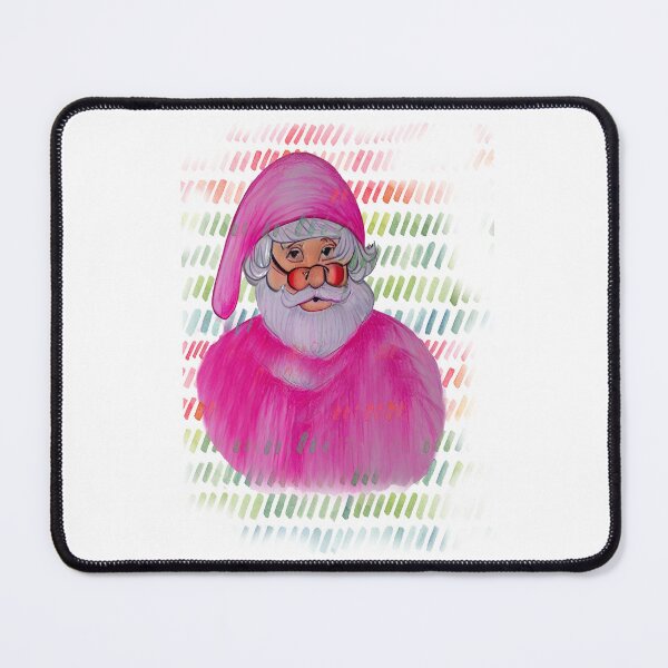 Item preview, Retro vintage pink santa claus / Santa in pink/ retro pink santa/ pink santa vintage designed and sold by bubblylive.