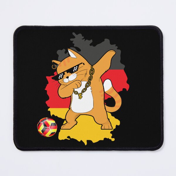 Item preview, Cool Dabbing Cat - German Soccer designed and sold by Georgy09.