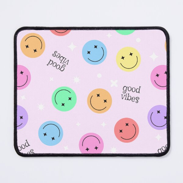 Item preview, Preppy Aesthetic pastel Smiley face Good Vibes designed and sold by PreppyRiot.