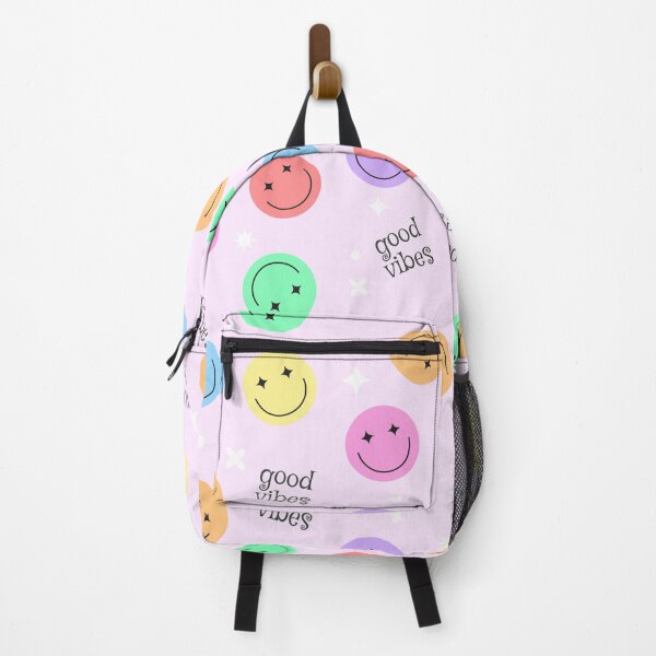 Item preview, Preppy Aesthetic pastel Smiley face Good Vibes designed and sold by PreppyRiot.