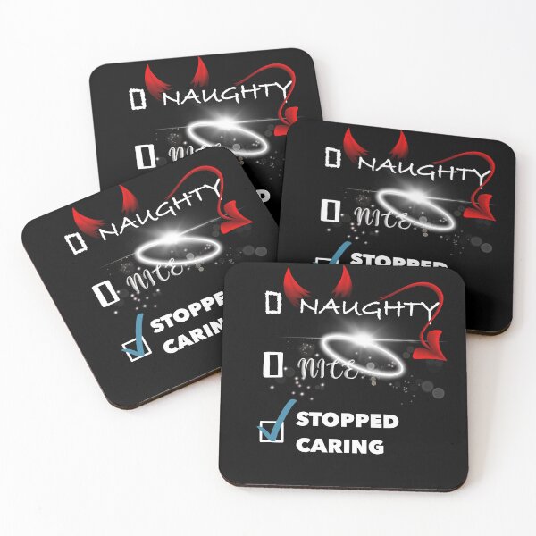 Item preview, Naughty, Nice, Stopped Caring. Santa’s list. Christmas funny, humor design designed and sold by -short- & EPIC shop.