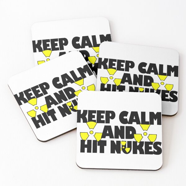 Item preview, Keep Calm And Hit Nukes sticker designed and sold by kagole 07.