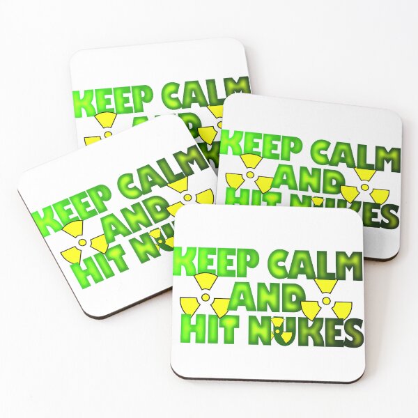 Item preview, Keep Calm And Hit Nukes sticker designed and sold by kagole 07.