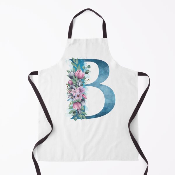 Artikelvorschau, Buchstabe B Initiale oder Monogramm mit Aquarellblumen entworfen und verkauft von KreativniUm.