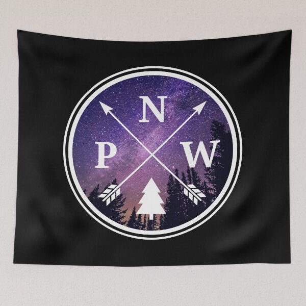 Item preview, PNW Arrows forest sky designed and sold by HoffmanGraphics.