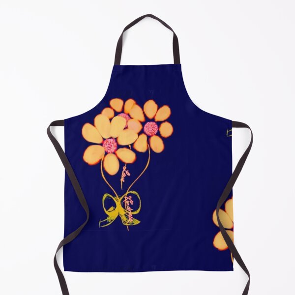 Item preview, Love Kindness Neon Daisies On Blue designed and sold by IvaRenee.