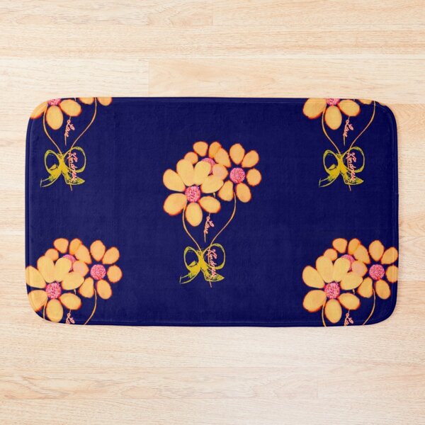 Item preview, Love Kindness Neon Daisies On Blue designed and sold by IvaRenee.