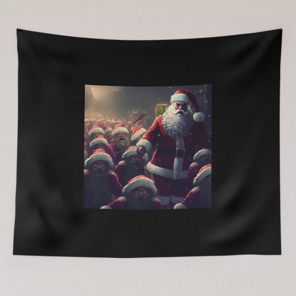 Item preview, Santa Claus Zombie Horde #4 designed and sold by Unicorn Trainwreck.