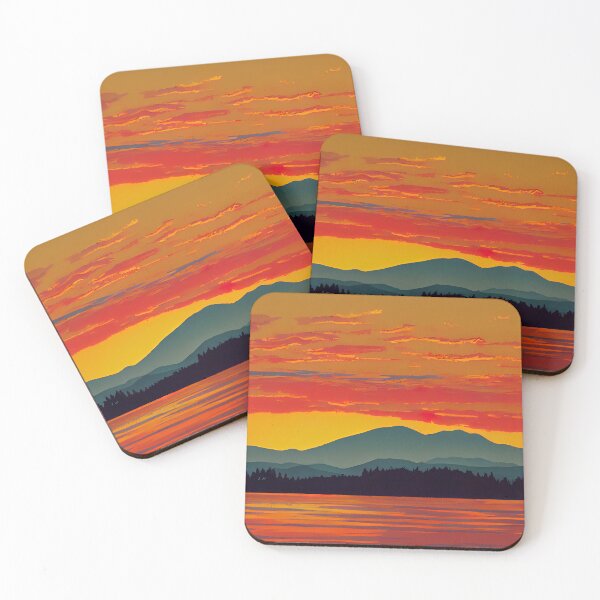 Item preview, Just Before Sunset: Silkscreen Landscape designed and sold by Studio Axis.