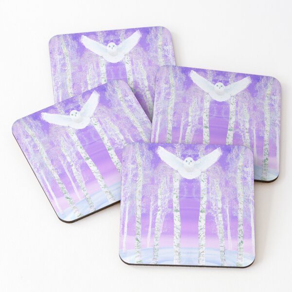 Item preview, Purple Haze Winter Wonderland Duvet designed and sold by Naomi Gutierrez Parrish.