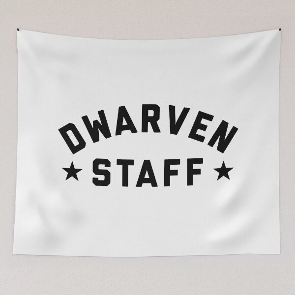 Item preview, Dwarven Staff designed and sold by heyluckyseven.