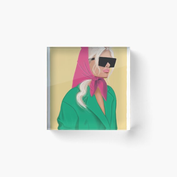 Item preview, Woman in headscarf and sunglasses  designed and sold by Imaelle.