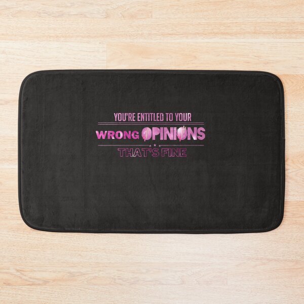 Item preview, You're Entitled to your wrong opinions, that's fine, Funny  Trader gift, Unique gift for stock market, forex, crypto, and options trader, Girl Trader, Pink quote designed and sold by TradingTeesKids.