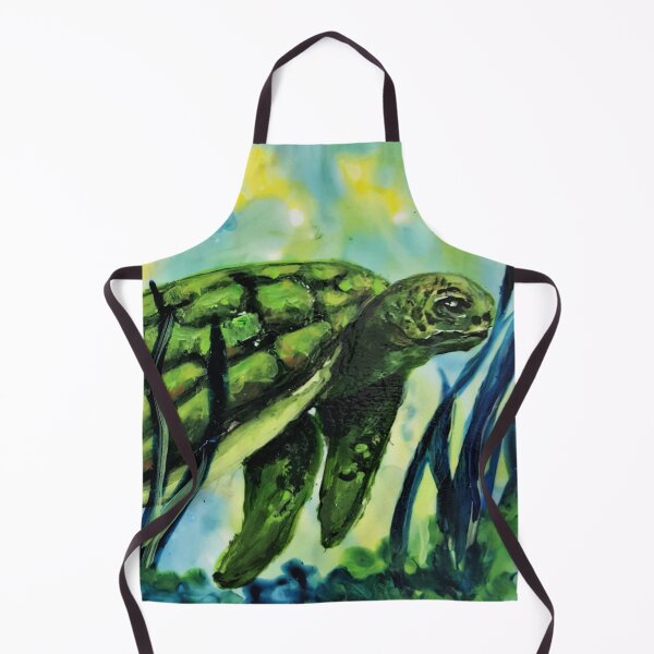 Item preview, sea turtle painting designed and sold by KVELKY.