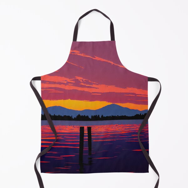 Item preview, Old Harbor Sunset: Silkscreen Landscape designed and sold by Studio Axis.