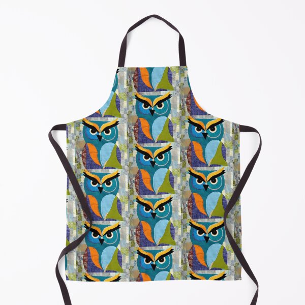 Item preview, Colorful owl patchwork designed and sold by siwabudda.