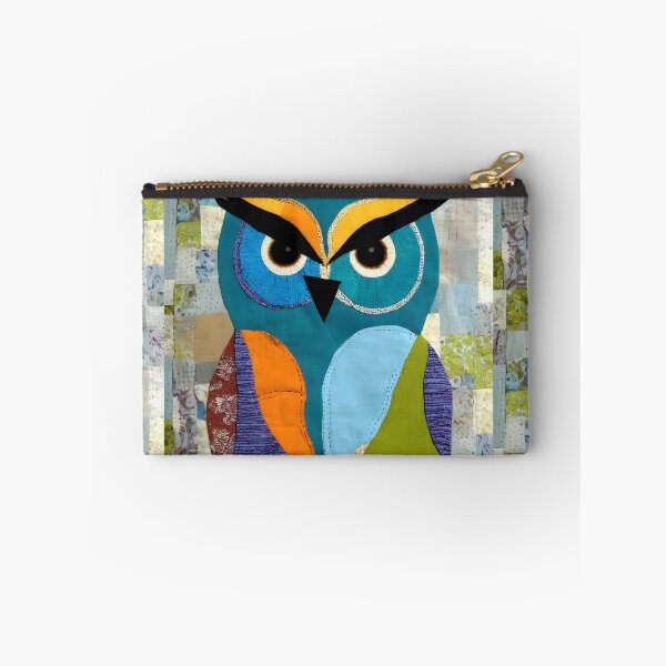 Item preview, Colorful owl patchwork designed and sold by siwabudda.