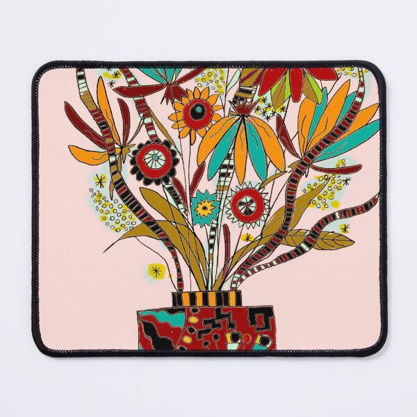 Item preview, Retro Flowers in Vase designed and sold by Sam Parr.