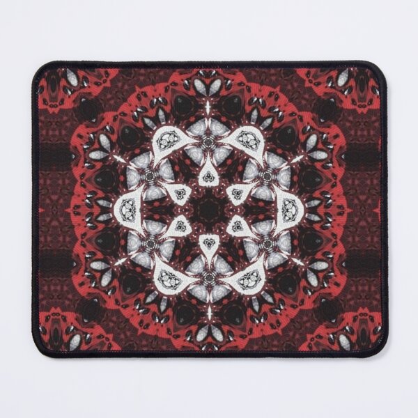 Item preview, 6367 - Red Monochrome Kaleidoscope Design designed and sold by 44scarab.