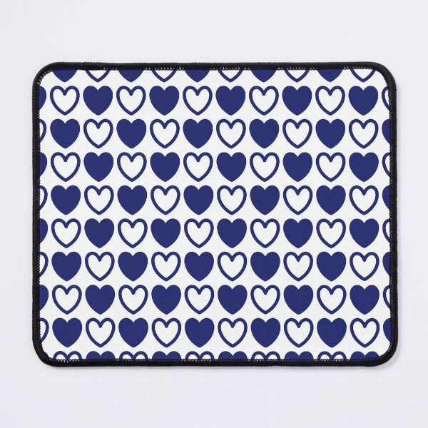 Item preview, Blue and White Hearts  designed and sold by lornakay.