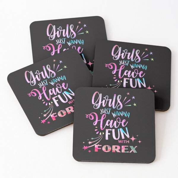 Item preview, Girls just wanna have fun with Forex,  Funny  Trader gift, Unique gift for stock market, forex, crypto, and options trader, Girl Trader, Pink quote designed and sold by TradingTeesKids.