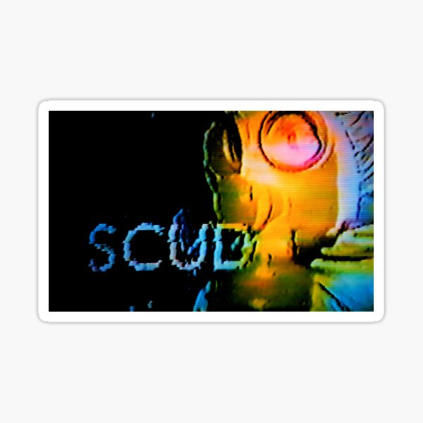 SCUD gas mask Sticker