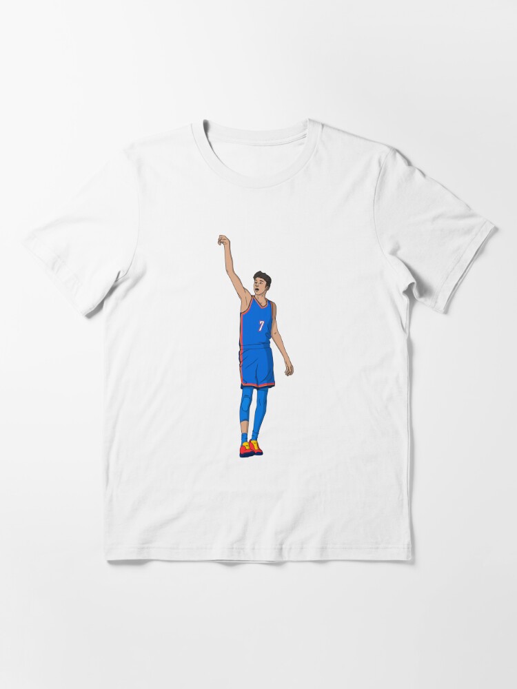 Shai Gilgeous Alexander OKC Basketball Design Essential T-Shirt for Sale  by sportsign