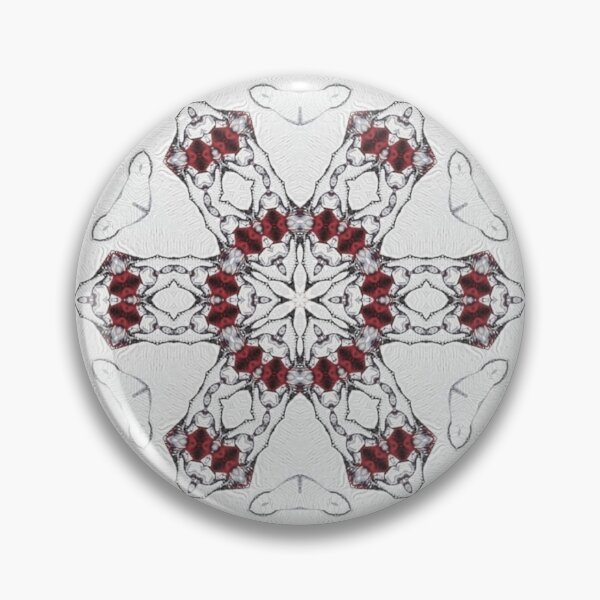 Item preview, 6369 -  Red Monochrome Kaleidoscope Design designed and sold by 44scarab.