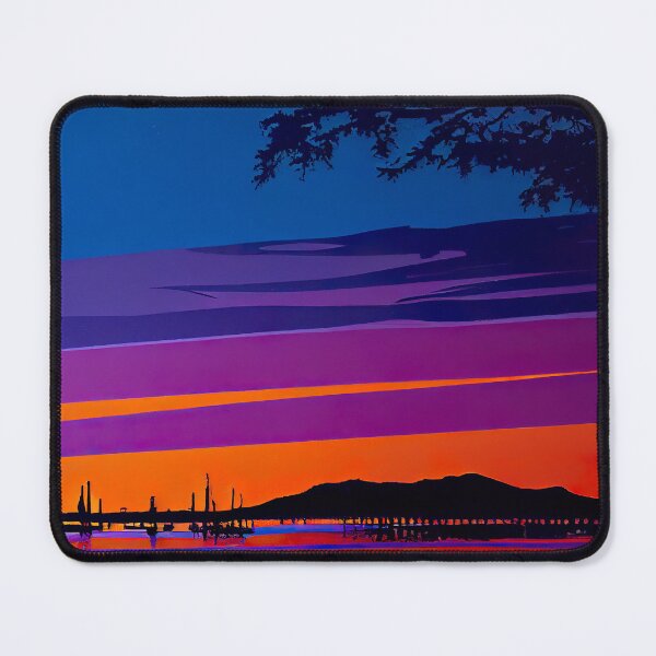 Item preview, Island Sunset: Silkscreen Landscape designed and sold by Studio Axis.