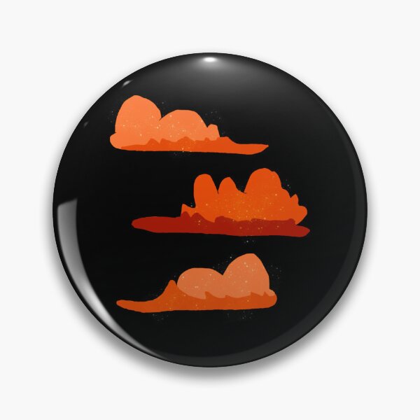 Item preview, Orange Sparkly Fluffy Clouds designed and sold by Usagicollection.
