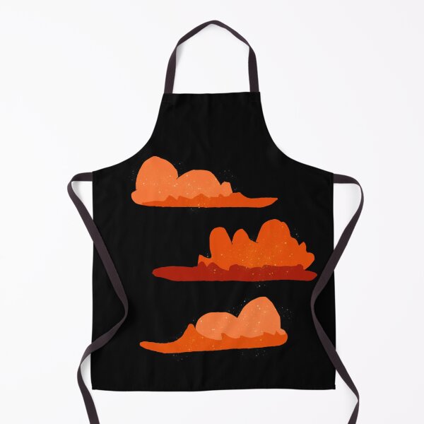 Item preview, Orange Sparkly Fluffy Clouds designed and sold by Usagicollection.