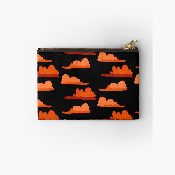 Item preview, Orange Sparkly Fluffy Clouds designed and sold by Usagicollection.