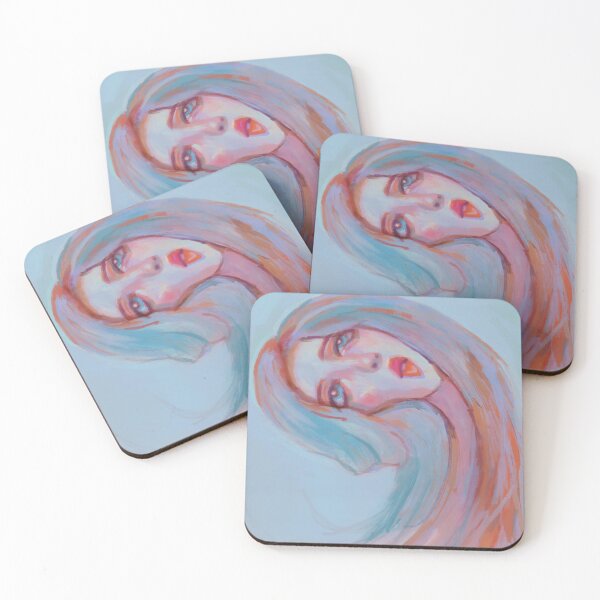 Item preview, Distorted, digital portrait designed and sold by luckytiiger.
