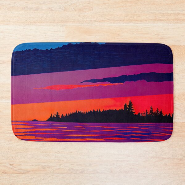 Item preview, Rocky Point After Dark: Silkscreen Landscape designed and sold by Studio Axis.