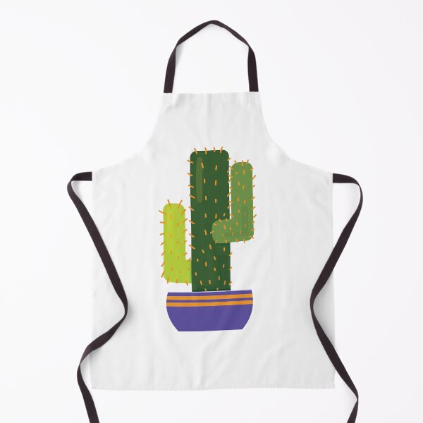 Item preview, Green Curved Round Corner Rectangle Eriocereus Cactus in Purple Pot designed and sold by Moyanana.
