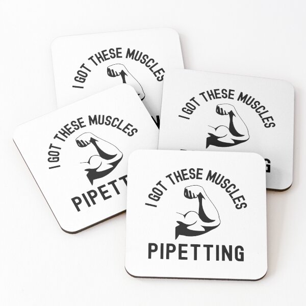 Item preview, I Got These Muscles Pipetting - Funny Science, Microbiology, Molecular Biology, Neuroscience, Chemistry Humor, Science Humor, Funny Laboratory designed and sold by jadedscientist.