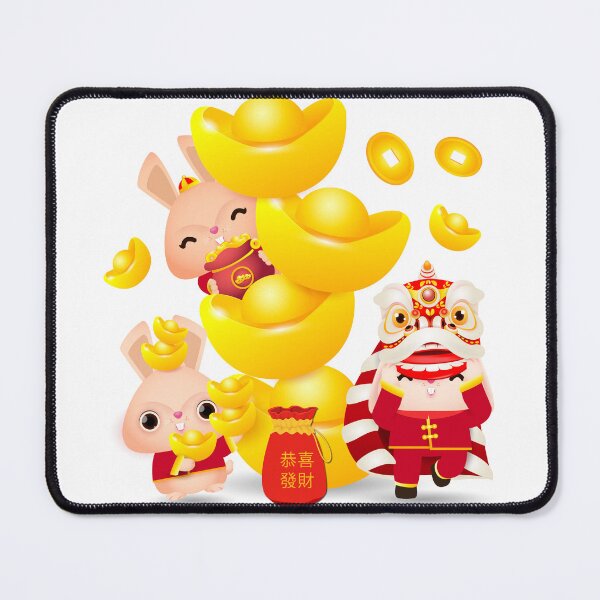Item preview, Year of the Rabbit Chinese New Year Lucky Rabbit designed and sold by silviaol.
