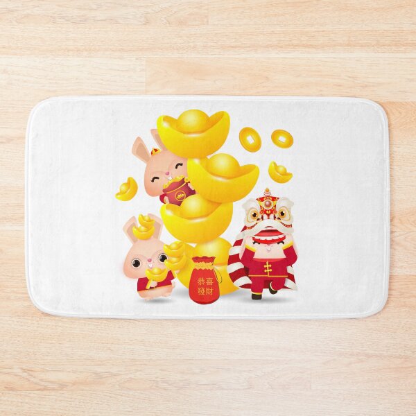 Item preview, Year of the Rabbit Chinese New Year Lucky Rabbit designed and sold by silviaol.