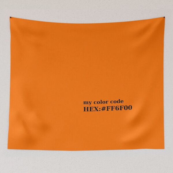 Item preview, my color code HEX:#FF6F00 designed and sold by aiartoday.